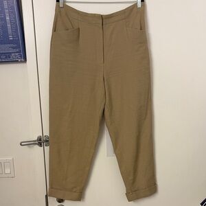 Club Monaco Beige Textured Pants